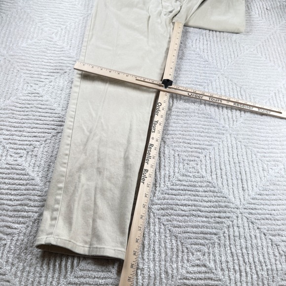 Jones New York Pants Women's 12 Khaki Beige Straight Leg Work Basics Casual - Picture 10 of 12